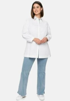 Sheego Hemdbluse - Weiß 9 Sheego Hemdbluse - Weiß -Sheego be4aee187ce7422283976bffb4acddc3