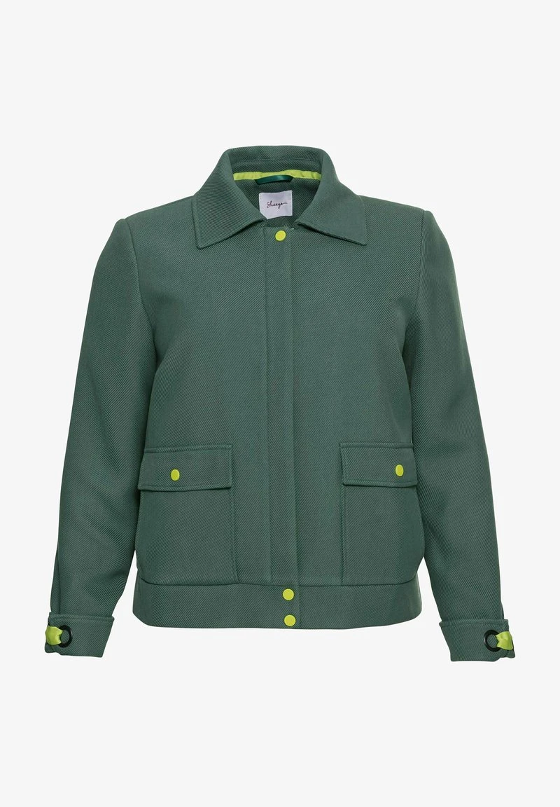 Sheego Leichte Jacke - Opalgrün 7 Sheego Leichte Jacke - Opalgrün – Bild 5