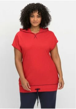 Sheego T-Shirt Basic - Mohnrot 13 Sheego T-Shirt Basic - Mohnrot -Sheego bf55da804a6c420f9d88d06255a7e891 1