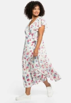 Sheego Maxikleid - Weiß Bedruckt -Sheego bf9f64729ffb4c13ad0f3daace6cabd3 1