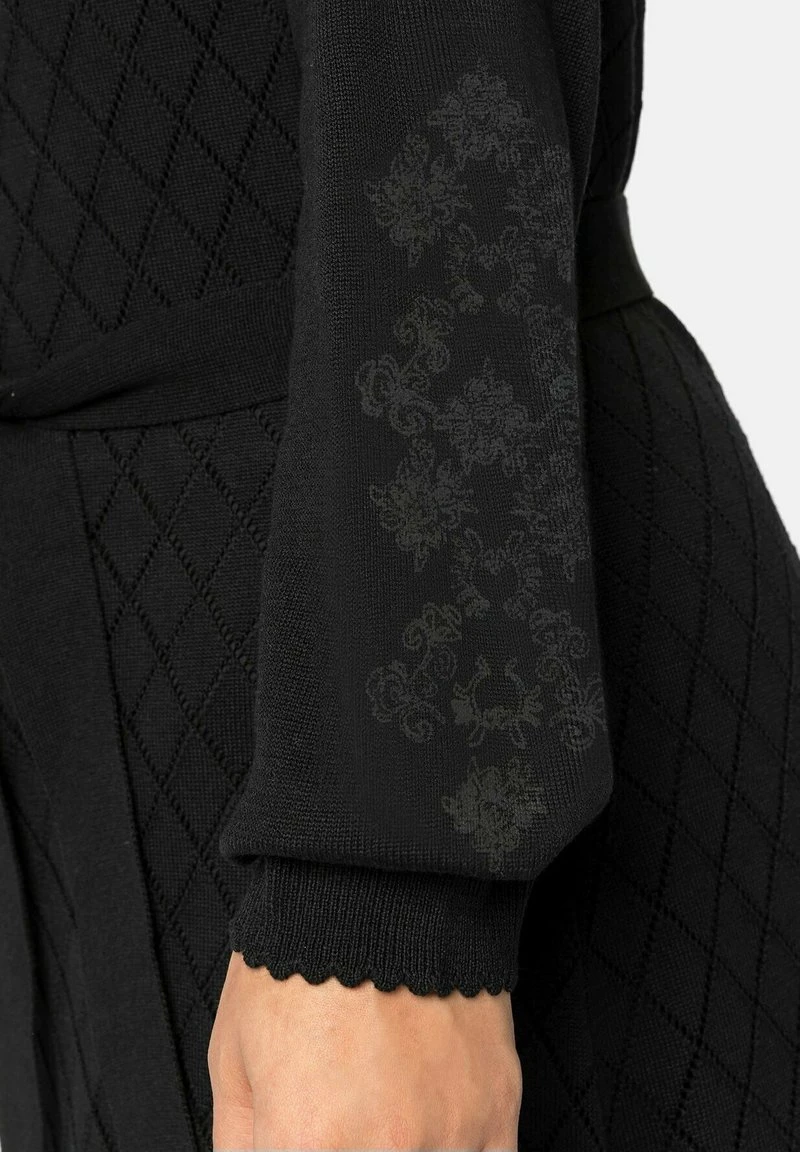 Sheego Strickkleid - Schwarz 6 Sheego Strickkleid - Schwarz – Bild 4