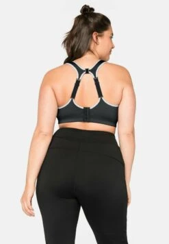 Sheego Sport BH - Grau-weiß -Sheego c0002c3fa00e4cec83393ab9e22907f0