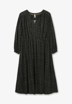 Sheego Maxikleid - Schwarz Gemustert -Sheego c0367d77e85a4c77819ba48f1bc4c257