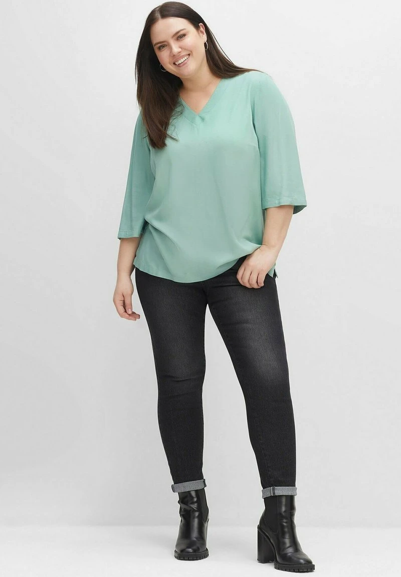 Sheego Bluse - Salbeigrün 4 Sheego Bluse - Salbeigrün – Bild 2