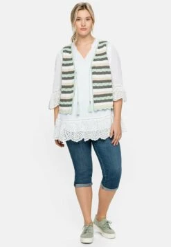 Sheego Strickjacke - Mehrfarbig