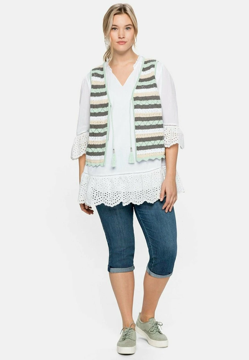 Sheego Strickjacke - Mehrfarbig 3 Sheego Strickjacke - Mehrfarbig