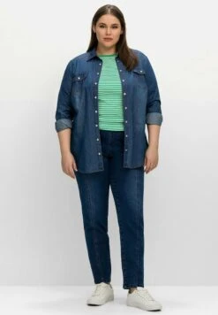 Sheego Langarmshirt - Blattgrün 9 Sheego Langarmshirt - Blattgrün -Sheego c27344a941954b528cb8938abe50a9de