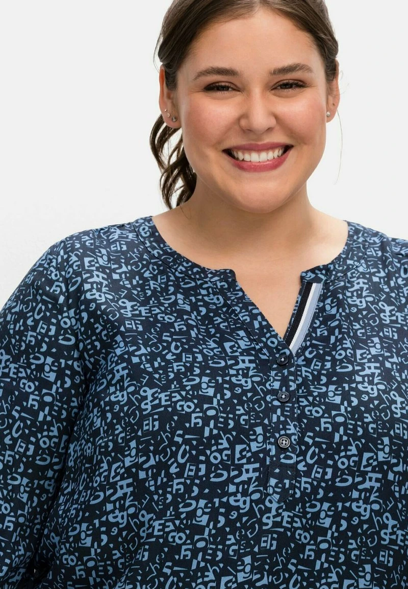 Sheego Tunika - Nachtblau Gemustert 6 Sheego Tunika - Nachtblau Gemustert – Bild 4