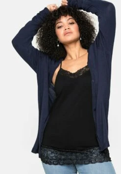 Sheego Strickjacke - Marine