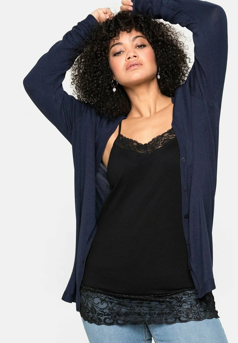 Sheego Strickjacke - Marine 3 Sheego Strickjacke - Marine