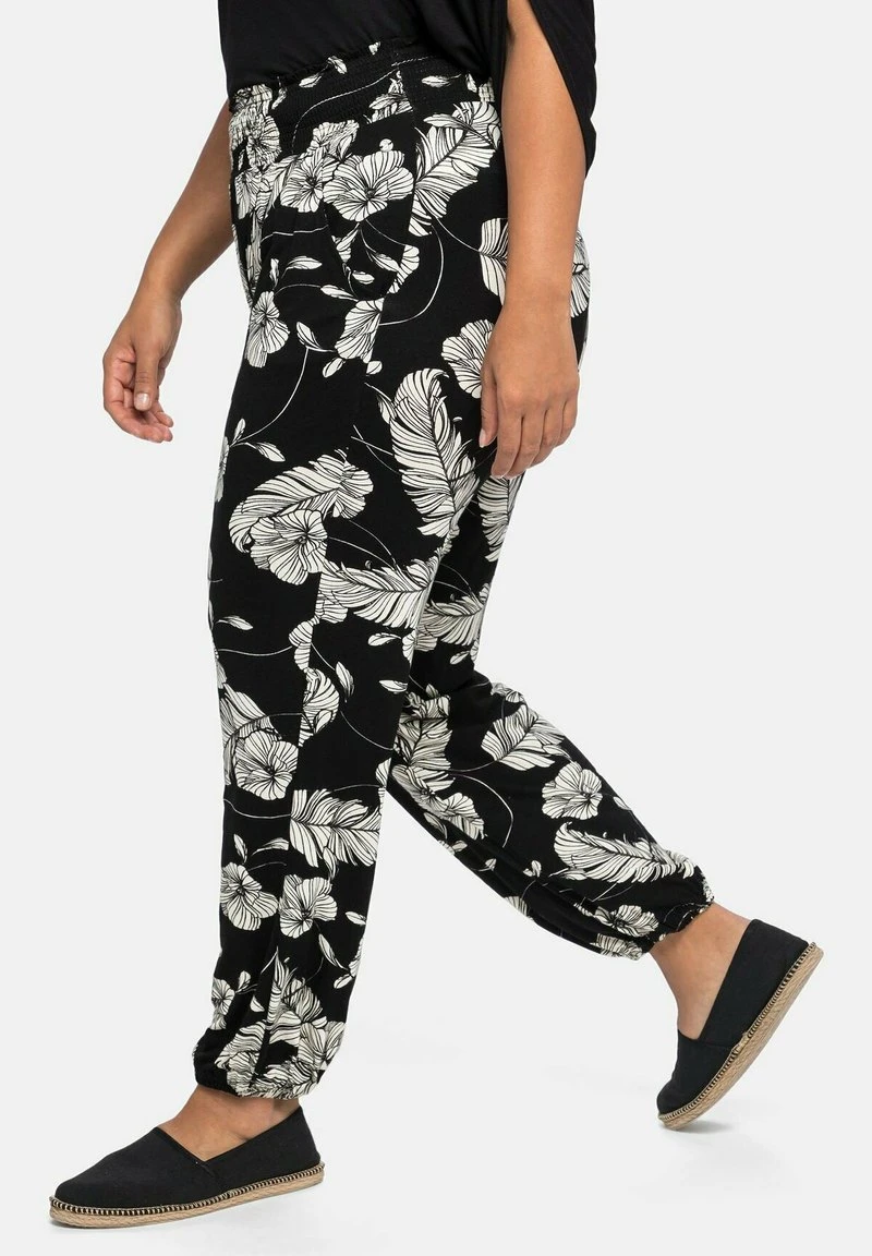 Sheego Stoffhose - Black/ White 5 Sheego Stoffhose - Black/ White – Bild 3