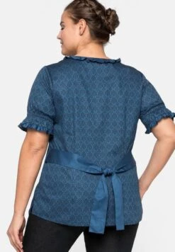 Sheego Bluse - Blau Bedruckt 10 Sheego Bluse - Blau Bedruckt -Sheego c30ca6d55f3242ec93cbab44ef8b6d8d