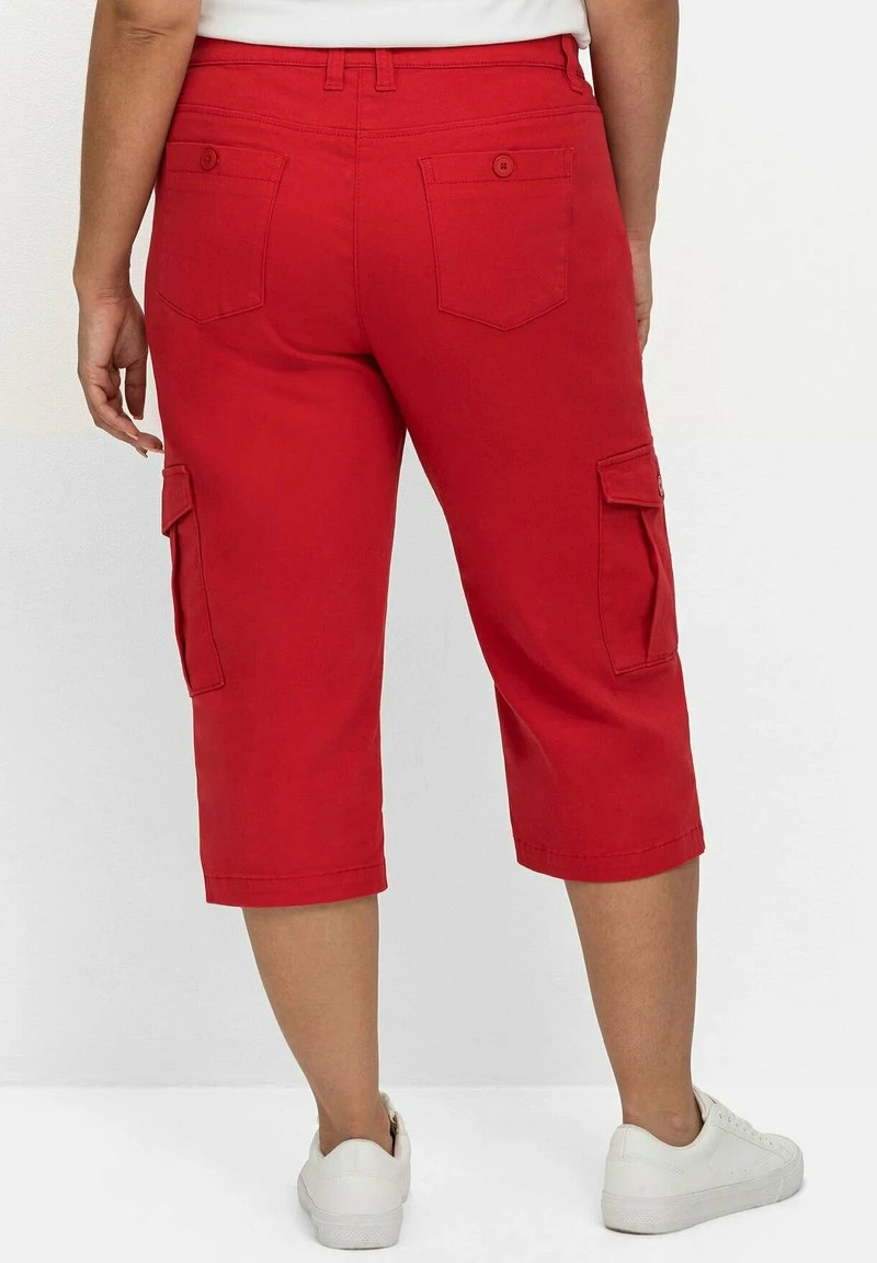 Sheego Shorts - Mohnrot 4 Sheego Shorts - Mohnrot – Bild 2