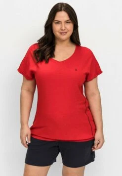 Sheego RELAX - T-Shirt Basic - Mohnrot 13 Sheego RELAX - T-Shirt Basic - Mohnrot -Sheego c52a9406df5143d2ada815b655a9433d 1