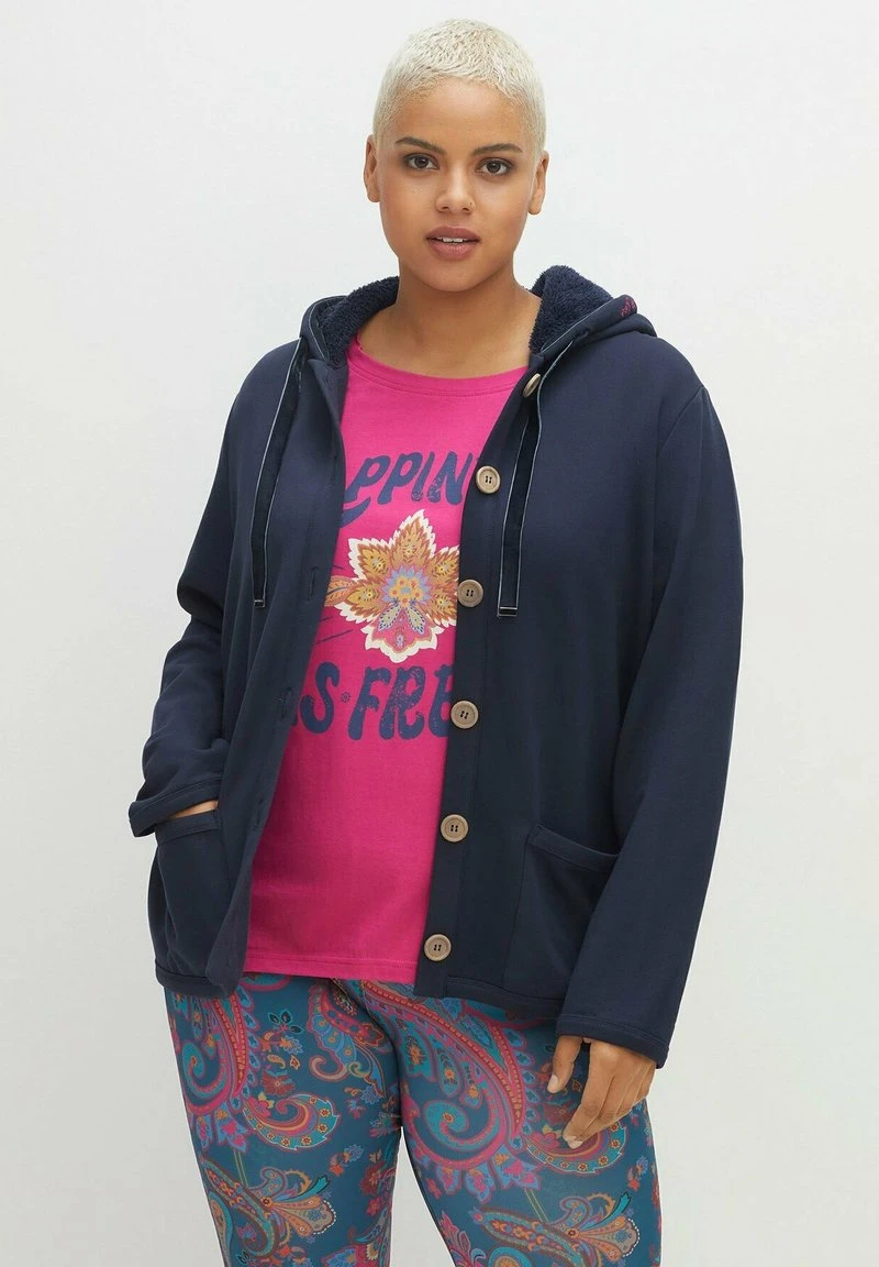 Sheego Sweatjacke - Nachtblau 3 Sheego Sweatjacke - Nachtblau
