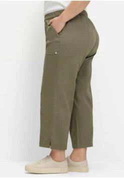 Sheego WEITE 7/8-HOSE - Stoffhose - Khaki 11 Sheego WEITE 7/8-HOSE - Stoffhose - Khaki -Sheego c54299c8078347c894eb321e51f1b983