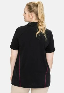 Sheego Poloshirt - Schwarz 10 Sheego Poloshirt - Schwarz -Sheego c640a4934eb54bd1b65e23be0f73904c