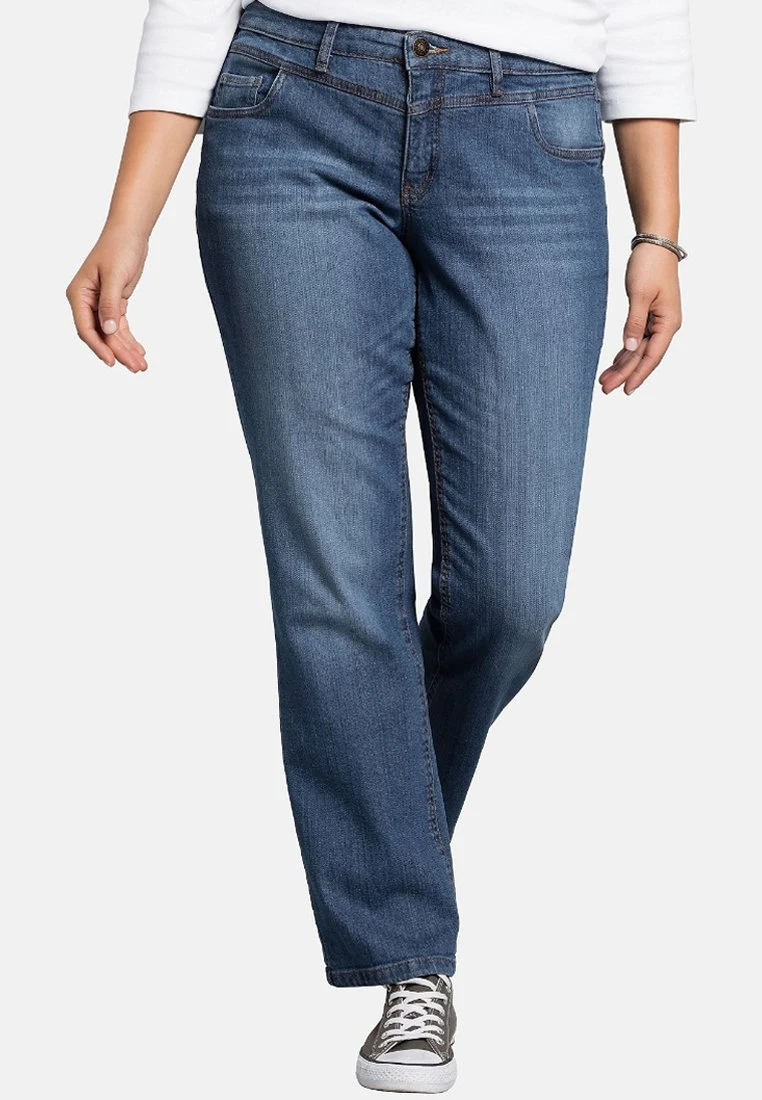 Sheego LANA - Jeans Bootcut - Blue Denim 3 Sheego LANA - Jeans Bootcut - Blue Denim