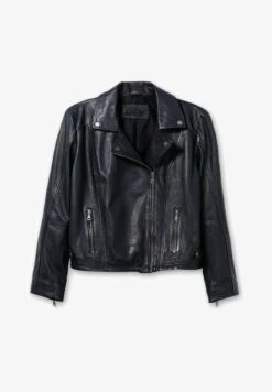 Sheego Lederjacke - Nachtblau -Sheego c6b904f26f2048458f590dccfcf8ab20