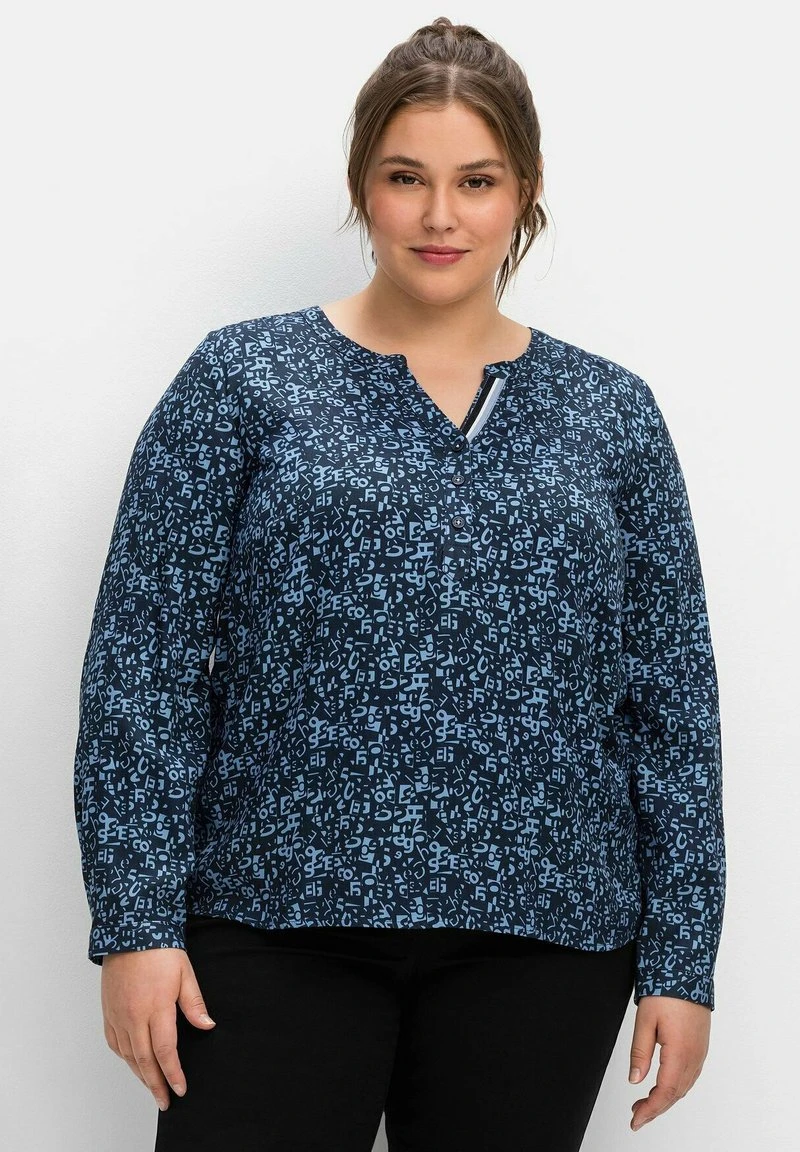 Sheego Tunika - Nachtblau Gemustert 8 Sheego Tunika - Nachtblau Gemustert – Bild 6