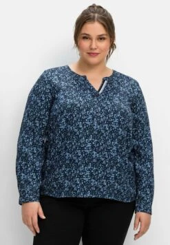 Sheego 11 Sheego Tunika - Nachtblau Gemustert