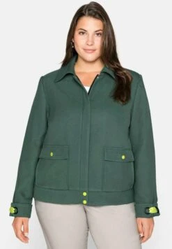 Sheego Leichte Jacke - Opalgrün 13 Sheego Leichte Jacke - Opalgrün -Sheego c7255ef6f6e547f9a7bce5fb6db262c3 1