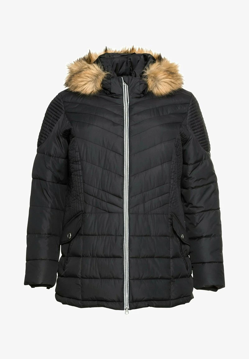 Sheego Wintermantel - Schwarz 7 Sheego Wintermantel - Schwarz – Bild 5