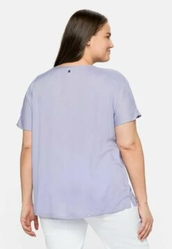Sheego Bluse - Mittelblau -Sheego c8a92ae1a8424634a7b98c22c0b54b7d