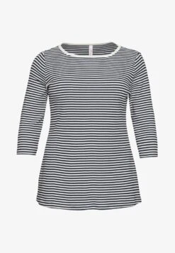 Sheego Langarmshirt - Marine 12 Sheego Langarmshirt - Marine -Sheego c91fa322b5584b82bdeccf71be4778f0