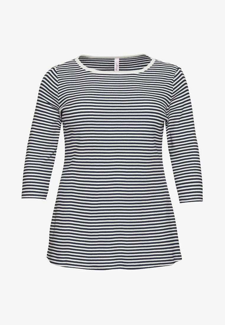 Sheego Langarmshirt - Marine 7 Sheego Langarmshirt - Marine – Bild 5