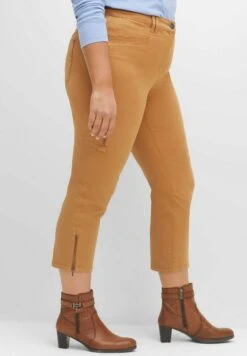 Sheego Stoffhose - Hellbraun -Sheego c94a4cd17545498eb9f1dc777e97c904
