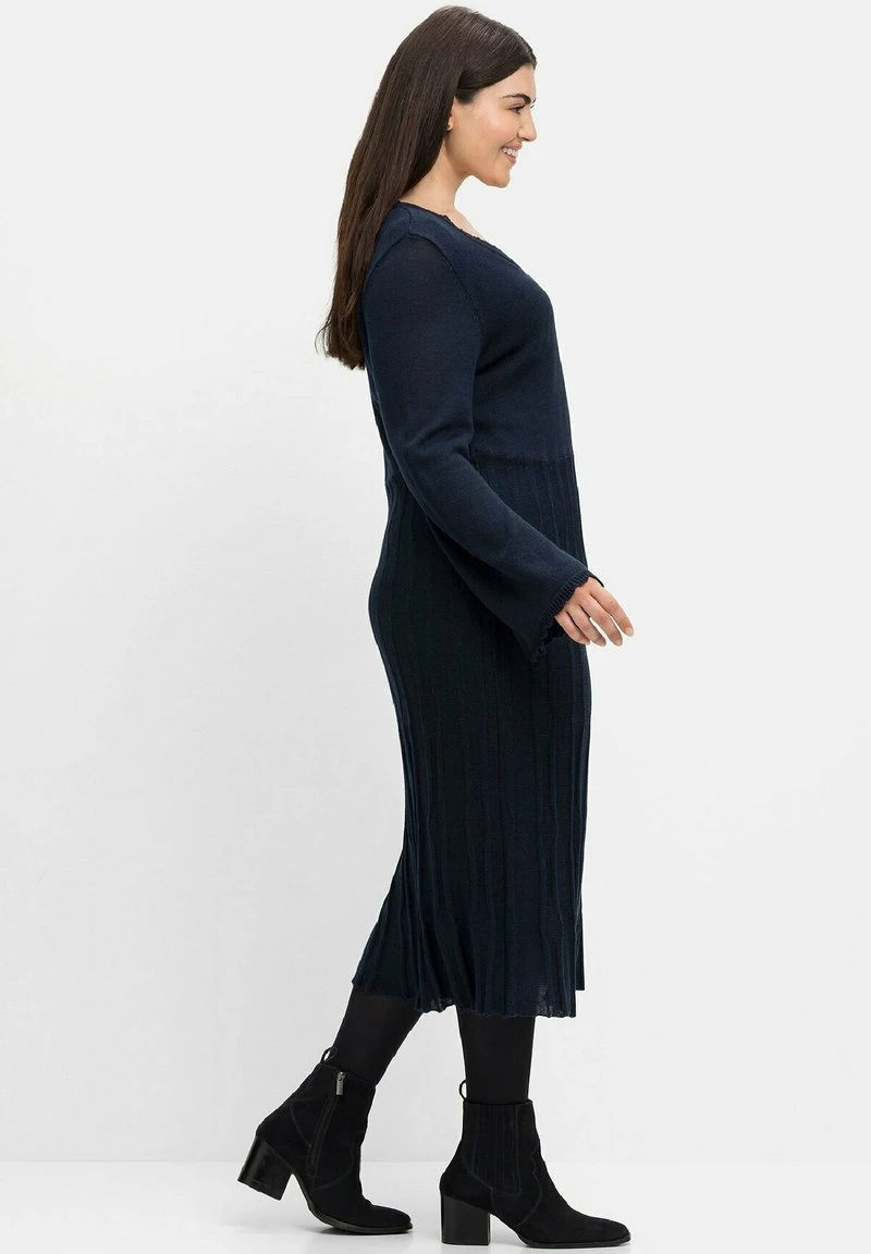 Sheego Strickkleid - Nachtblau 4 Sheego Strickkleid - Nachtblau – Bild 2