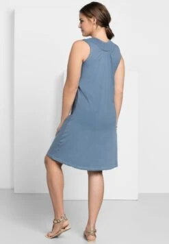 Sheego Jerseykleid - Blau 10 Sheego Jerseykleid - Blau -Sheego ca271a753c164ba38b0eaa4590cc663b