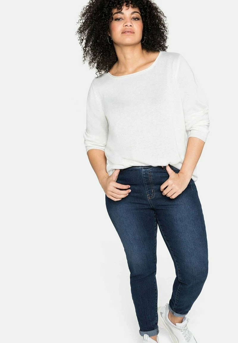 Sheego Jeggings - Dark Blue Denim 3 Sheego Jeggings - Dark Blue Denim