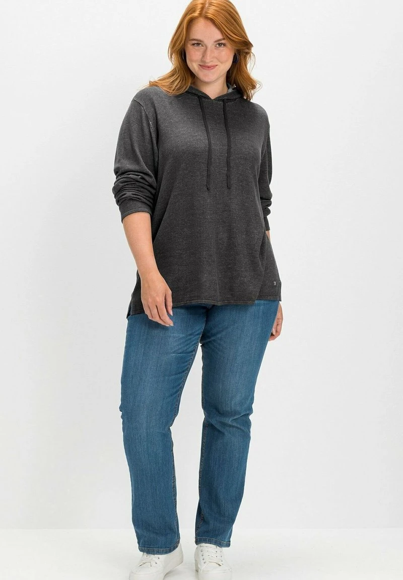 Sheego Strickpullover - Schwarz 4 Sheego Strickpullover - Schwarz – Bild 2