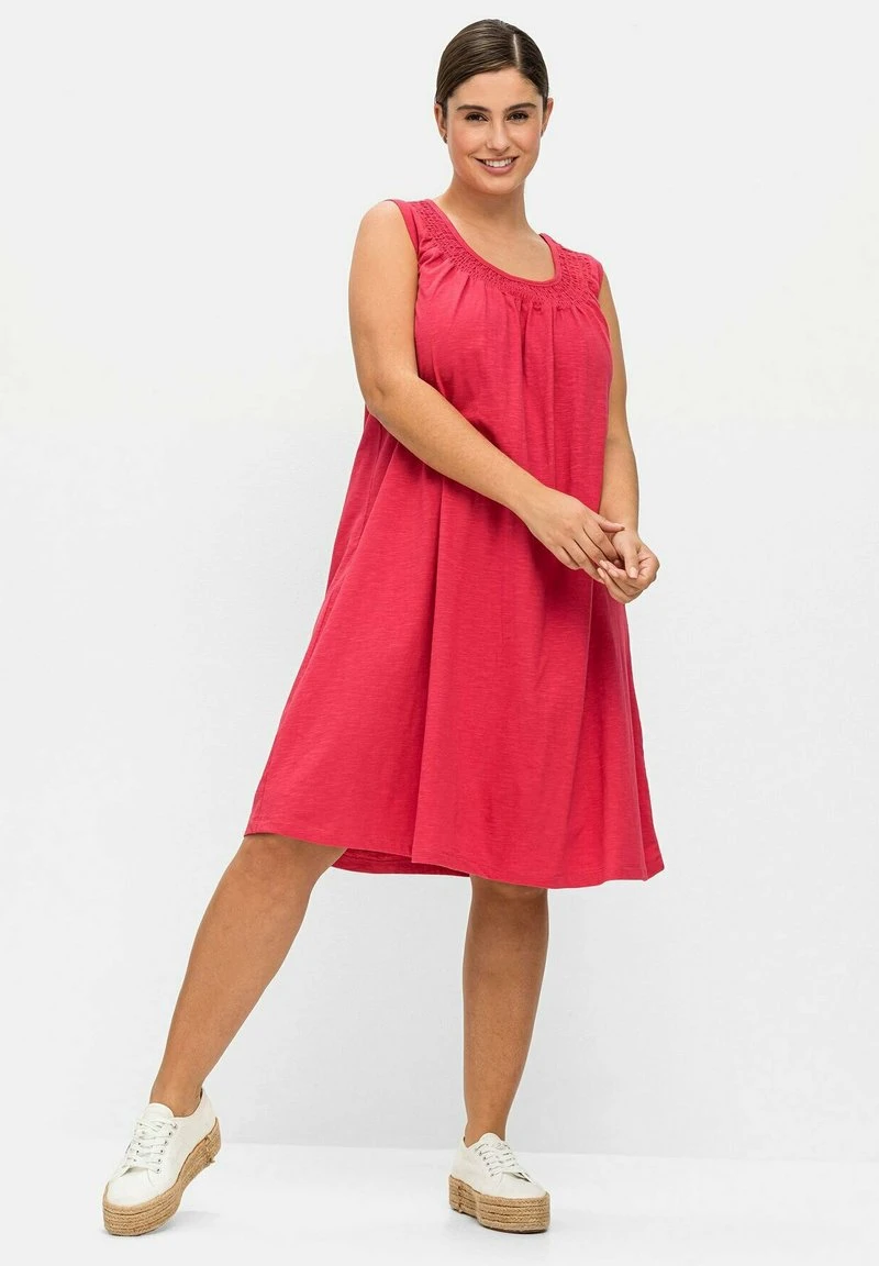 Sheego Jerseykleid - Orchidee 4 Sheego Jerseykleid - Orchidee – Bild 2