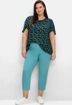 Sheego SCHMALE 7/8 - Stoffhose - Aqua 9 Sheego SCHMALE 7/8 - Stoffhose - Aqua -Sheego ca89d8a21c74457faba37a4bb01b0dbf