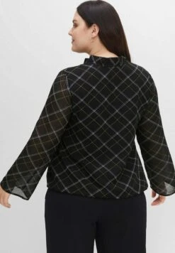 Sheego Bluse - Schwarz Gemustert 10 Sheego Bluse - Schwarz Gemustert -Sheego cc515e4c45e043d4ba9b61dd979680a8