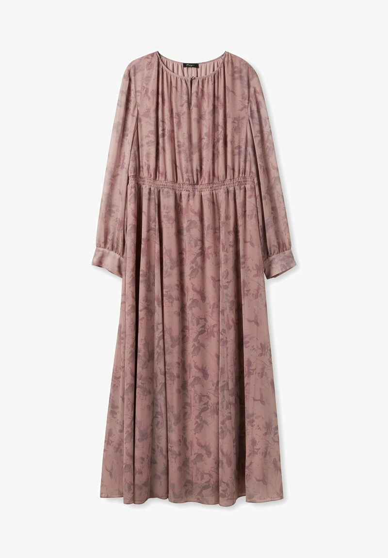 Sheego Maxikleid - Rosé Gemustert 6 Sheego Maxikleid - Rosé Gemustert – Bild 4