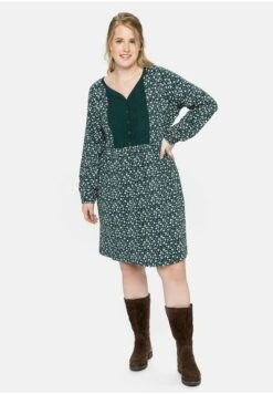 Sheego Freizeitkleid - Tiefgrün Bedruckt 9 Sheego Freizeitkleid - Tiefgrün Bedruckt -Sheego cc7b4253097a4fd58fad6cdc04a90e95