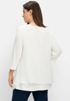 Sheego Langarmshirt - Offwhite 10 Sheego Langarmshirt - Offwhite -Sheego ccf4203a497e45dfbd98da18847d1d2b