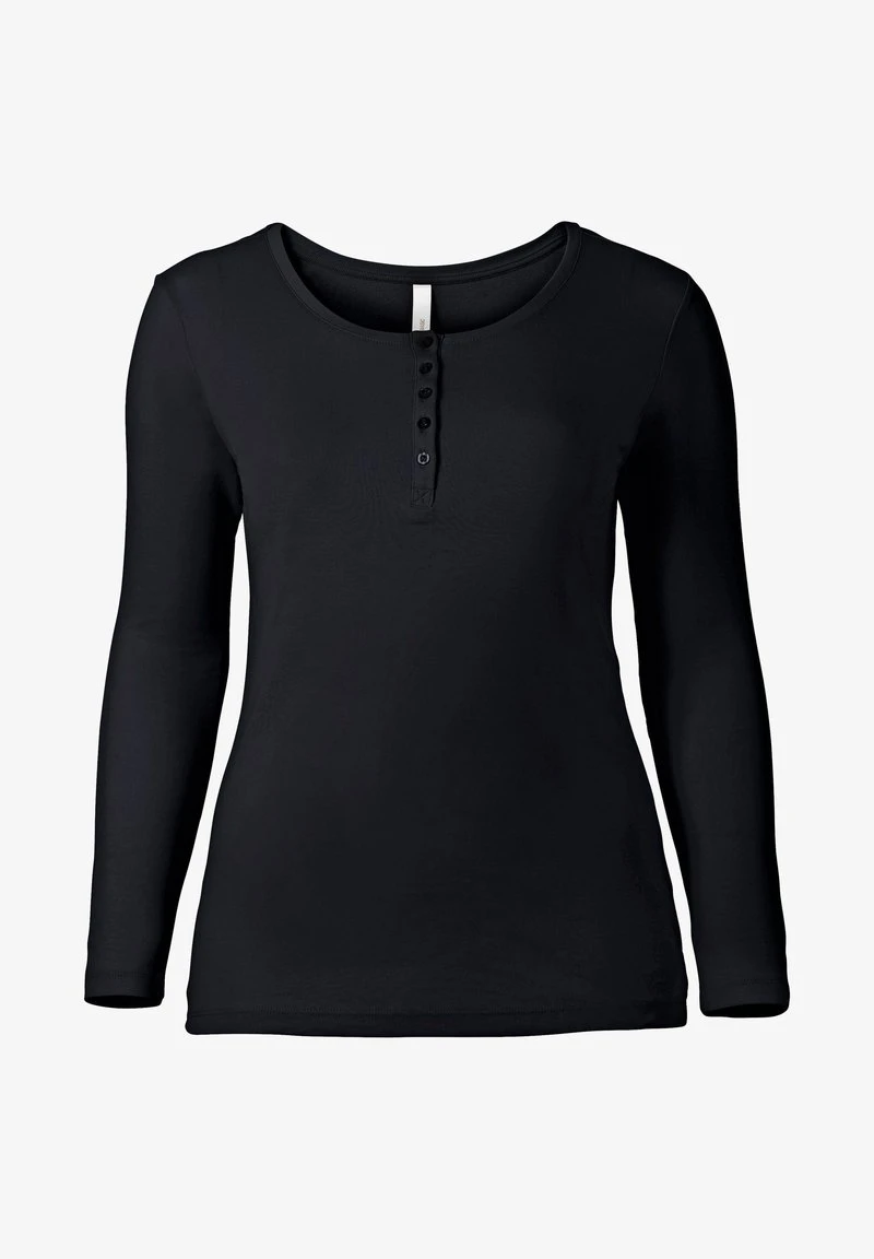 Sheego Langarmshirt - Black 6 Sheego Langarmshirt - Black – Bild 4