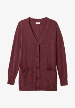 Sheego Strickjacke - Weinrot Meliert 12 Sheego Strickjacke - Weinrot Meliert -Sheego ce667076b42f43b4932011a215e12089