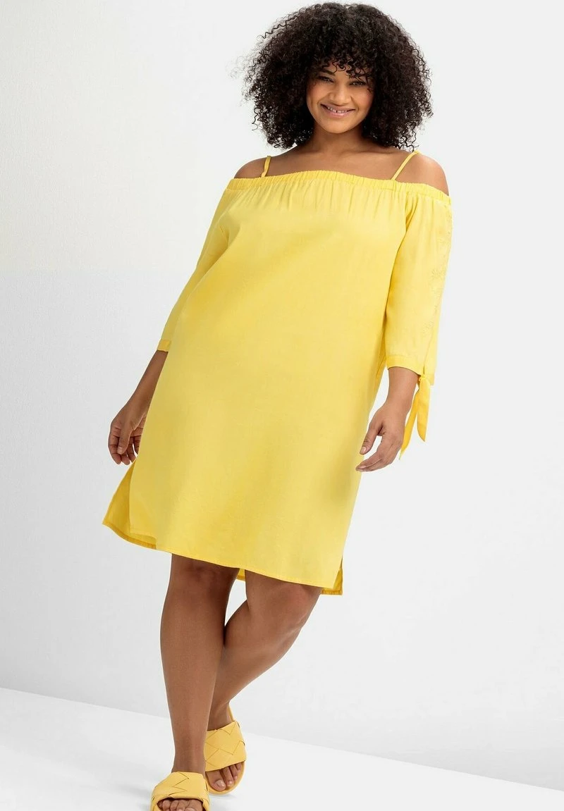 Sheego Freizeitkleid - Gelb 4 Sheego Freizeitkleid - Gelb – Bild 2