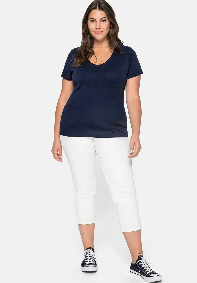 Sheego Jeans Slim Fit - Weiß 4 Sheego Jeans Slim Fit - Weiß – Bild 2