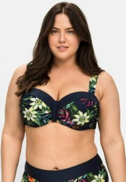 Sheego OBERTEIL - Bikini-Top - Marine Gemustert -Sheego cf73714923c44230931090bc94f50127 1