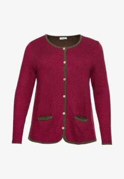 Sheego Strickjacke - Beere -Sheego cfb17ffd408d471e88a8398c380d4f0b