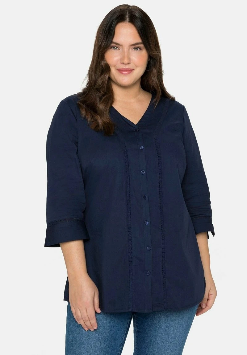 Sheego Bluse - Marine 3 Sheego Bluse - Marine