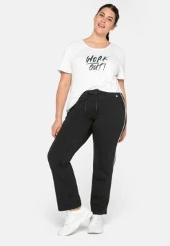 Sheego Jogginghose - Schwarz 11 Sheego Jogginghose - Schwarz -Sheego d13119d90a3442418922e16f780d92d5