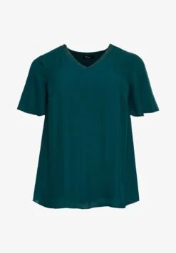 Sheego Bluse - Deep Green 12 Sheego Bluse - Deep Green -Sheego d1d832fbdefc43f89083b2236c8c71ea